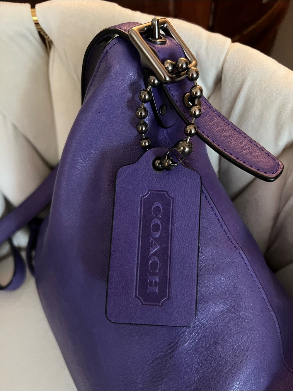 *Do Not Buy* Coach Bleeker Sport Mini Duffle Crossbody Bag in *Rare Color Purple - Picture 2 of 7